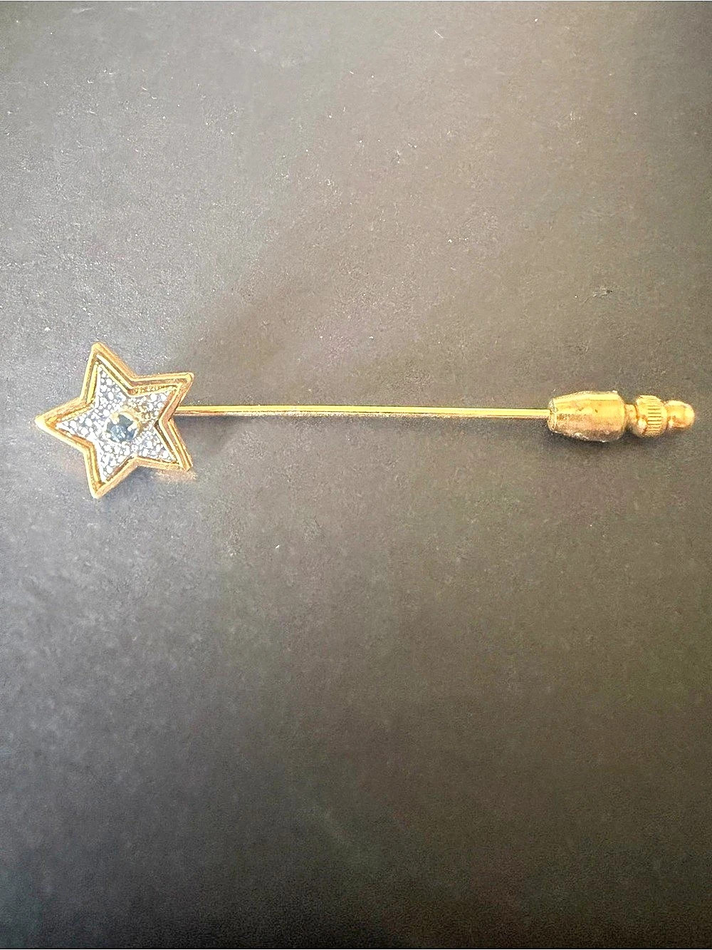 Star Rhinestone Brooch Pin